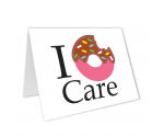 I Donut Care Greeting Card