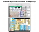 WhiteCoat Clipboard® Concealed - White Nursing Edition