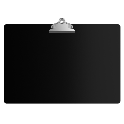 Aluminum 17 x11 Ledger Clipboard with Butterfly Clip