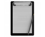 Memo Size 5 x 8 Aluminum Clipboard | Black