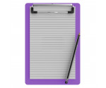 Memo Size 5 x 8 Aluminum Clipboard | Lilac