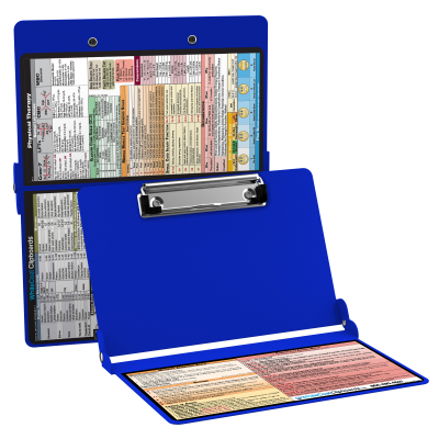 WhiteCoat Clipboard® - Blue Physical Therapy Edition