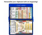 WhiteCoat Clipboard® - Blue Physical Therapy Edition