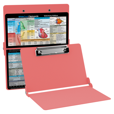 WhiteCoat Clipboard® - Coral Veterinary Medicine Edition